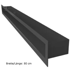 Luftleiste TUNNEL Graphit Verschiedene Größen 15 Luftleiste TUNNEL Graphit Verschiedene Größen -Besten Kamin Laden luft 9 80 graphit 1280x1280