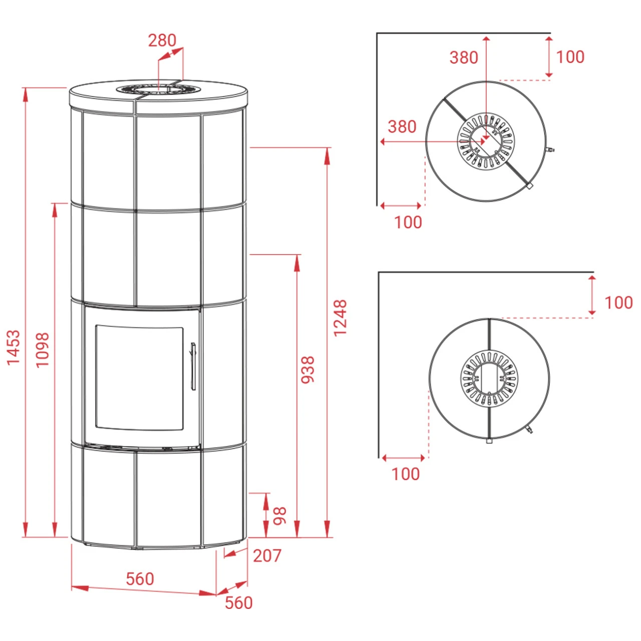 M2 Speckstein Speicher-Kaminofen 6kW 13 M2 Speckstein Speicher-Kaminofen 6kW – Bild 11