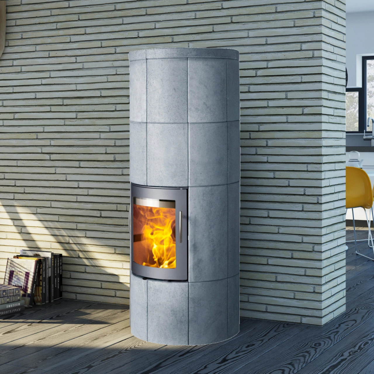 M2 Speckstein Speicher-Kaminofen 6kW 3 M2 Speckstein Speicher-Kaminofen 6kW