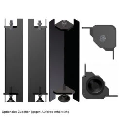 Maja Gusseisener Wasser-Kamineinsatz Links Verglast Steglos 8kW -Besten Kamin Laden maja fuesse optional 1280x1280