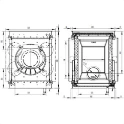 Tunnel Kamineinsatz 45x51KII 6kW DIBt -Besten Kamin Laden masse 2 45k ii 1280x1280
