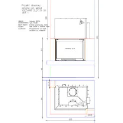 Kaminbausatz Imperial Extra Wasserkamin WPTh 12 KW Rechtsverglast -Besten Kamin Laden masszeichnung imperial extra wasser 1280x1280 1