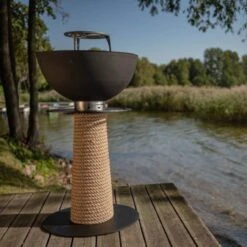 Juno 600 Gartenkamin Plancha Grill Schwarz -Besten Kamin Laden masuria juno 600 gartenkamin grill schwarz web1 1280x1280