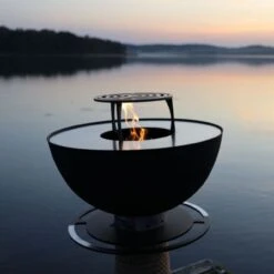 Juno 600 Gartenkamin Plancha Grill Schwarz -Besten Kamin Laden masuria juno 600 gartenkamin grill schwarz web2 1280x1280