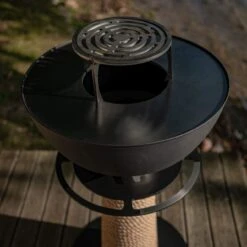 Juno 600 Gartenkamin Plancha Grill Schwarz -Besten Kamin Laden masuria juno 600 gartenkamin grill schwarz web3 1280x1280