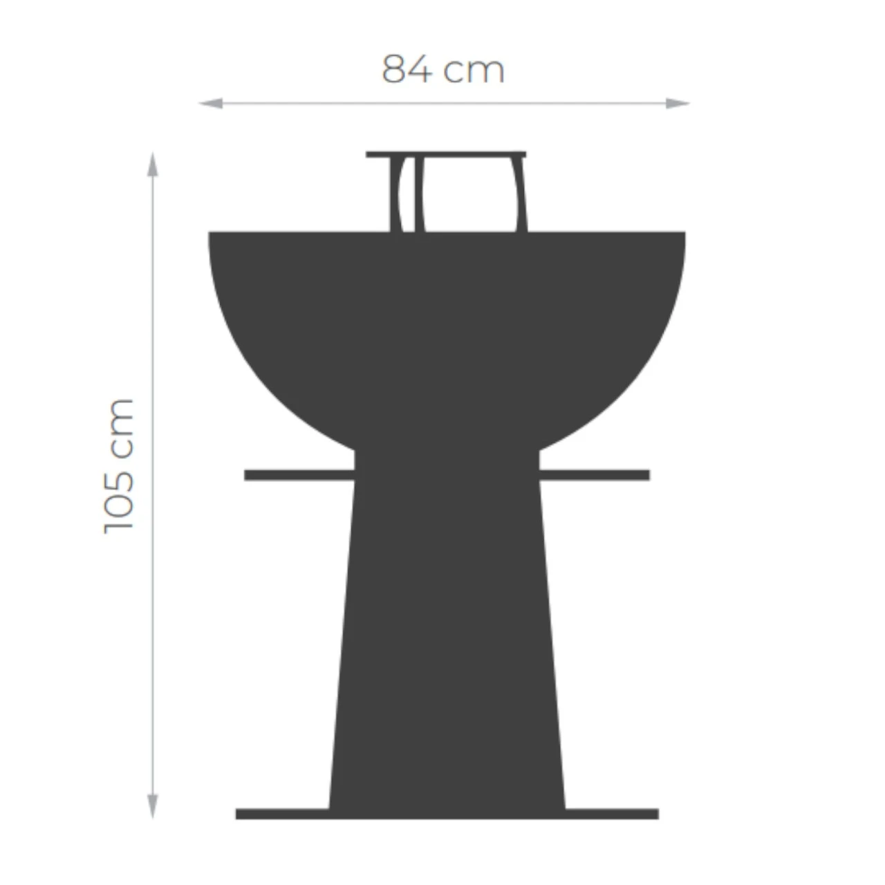 Juno 800 Gartenkamin Plancha Grill Cortenstahl 10 Juno 800 Gartenkamin Plancha Grill Cortenstahl – Bild 8