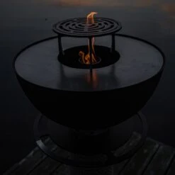 Juno 800 Gartenkamin Plancha Grill Schwarz -Besten Kamin Laden masuria juno 800 gartenkamin grill schwarz web4 1280x1280 1