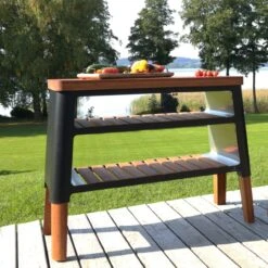 Nexo Holz Grill-Tisch / Beistelltisch Schwarz -Besten Kamin Laden masuria m klassisch holzofen tisch schwarz web4 1280x1280