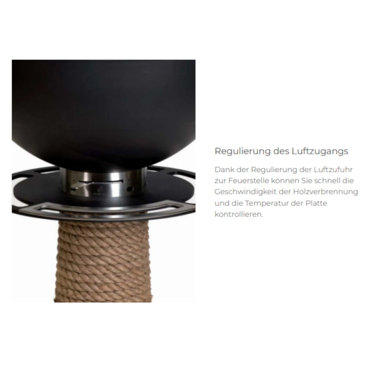 Juno 600 Gartenkamin Plancha Grill Cortenstahl 14 Juno 600 Gartenkamin Plancha Grill Cortenstahl – Bild 12