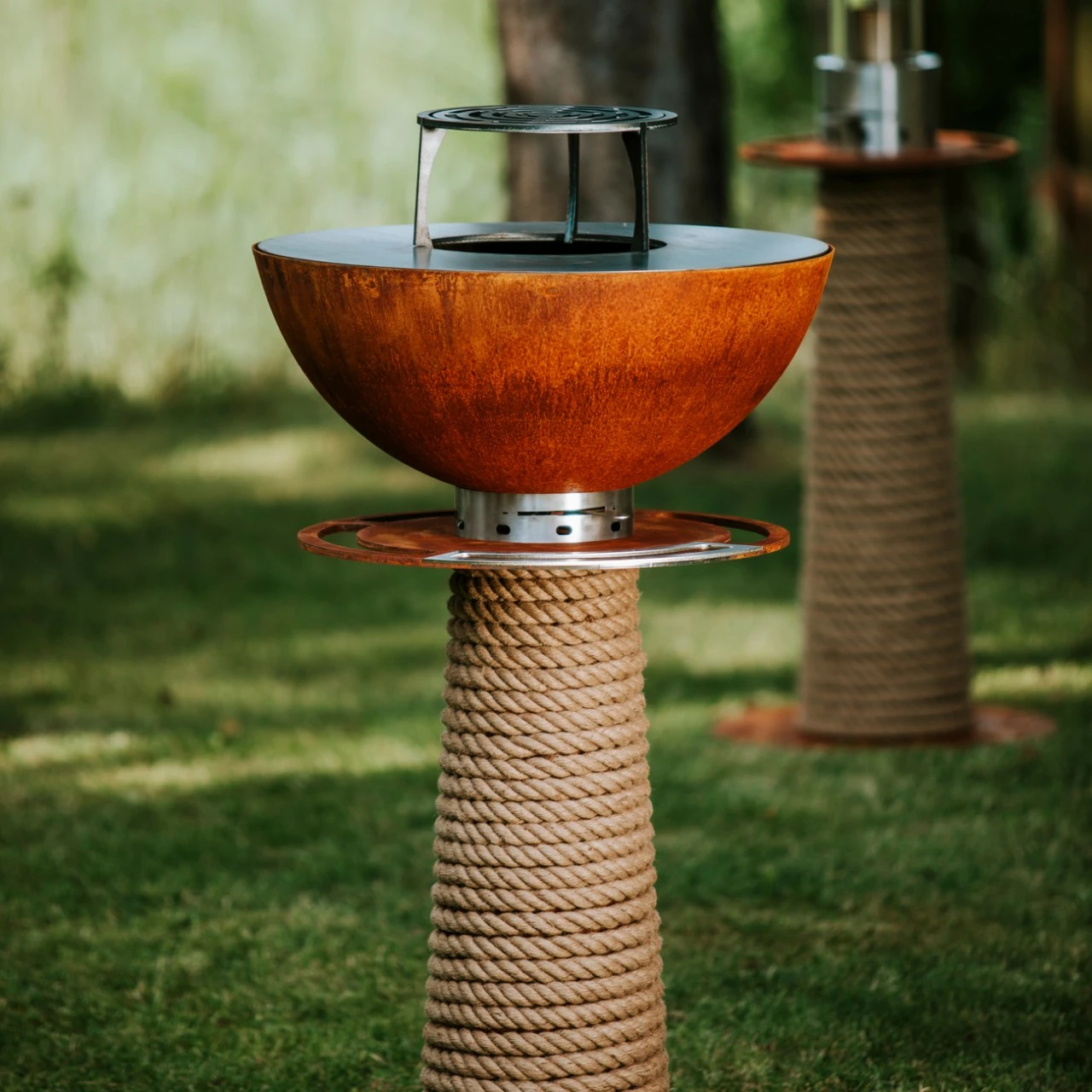 Juno 600 Gartenkamin Plancha Grill Cortenstahl 12 Juno 600 Gartenkamin Plancha Grill Cortenstahl – Bild 10