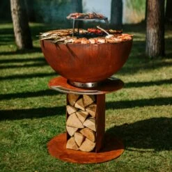 Stilo 800 Plancha Grill Gartenkamin Cortenstahl -Besten Kamin Laden masuria m stilo 800 gartenkamin grill cortenstahl web2 1280x1280