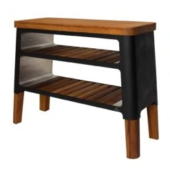 Nexo Holz Grill-Tisch / Beistelltisch Schwarz -Besten Kamin Laden masuria nexo grill tisch schwarz web10 1280x1280