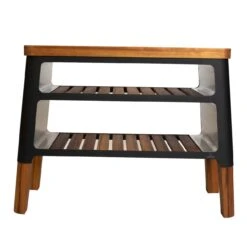 Nexo Holz Grill-Tisch / Beistelltisch Schwarz -Besten Kamin Laden masuria nexo grill tisch schwarz web9 1280x1280