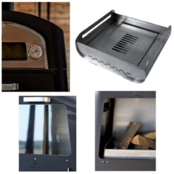 Nexo Pizza Holzofen Mit Grillplatte Cortenstahl -Besten Kamin Laden masuria nexo holzofen grill detailbild 1280x1280