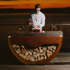 Narie Outdoor Kücheninsel Grill Cortenstahl 25 Narie Outdoor Kücheninsel Grill Cortenstahl -Besten Kamin Laden masuria outdoor k che k cheninsel holzofen corten2 1280x1280