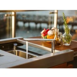 Narie Outdoor Kücheninsel Grill Schwarz -Besten Kamin Laden masuria outdoor k che k cheninsel holzofen detail3 1280x1280