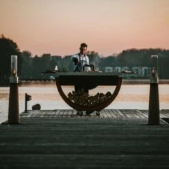 Narie Outdoor Kücheninsel Grill Schwarz -Besten Kamin Laden masuria outdoor k che k cheninsel holzofen schwarz web6 1280x1280