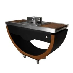 Narie Outdoor Kücheninsel Grill Schwarz -Besten Kamin Laden masuria outdoor k che k cheninsel holzofen schwarz web9 1280x1280