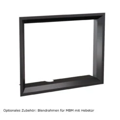 MBM10 Wassergeführter Kamineinsatz 12kW Und Hebetür -Besten Kamin Laden mbm hebet r blendrahmen 1280x1280