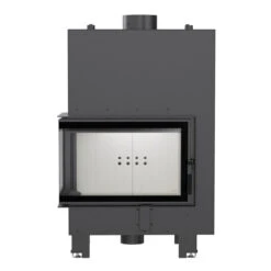 MBM10 Wassergeführter Linksverglaster Kamineinsatz 12kW -Besten Kamin Laden mbm pw 13 l bs w vorne 1280x1280