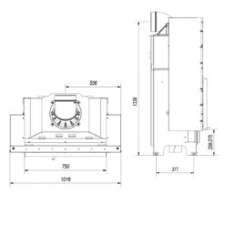 MBO Warmluft-Kamineinsatz 15kW Mit Hebetür 16 MBO Warmluft-Kamineinsatz 15kW Mit Hebetür -Besten Kamin Laden mbo g gerade masse1 1280x1280