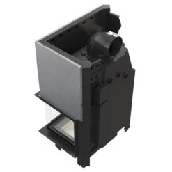 MBO Warmluft-Eckkamineinsatz Rechtsverglast Hebetür 15kW -Besten Kamin Laden mbo g rechts hinten 1280x1280