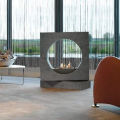 Milano Concrete Look Bioethanolkamin Keramik Brenner -Besten Kamin Laden milano int 1280x1280