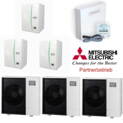 Zubadan Inverter Mit Hydromodul Kaskade Set Mit 30 Kw - SZ 3.100 Heizen