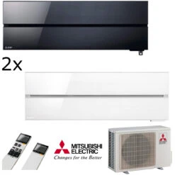 MultiSplit Klimaanlage Diamond 1+1 KW Kühlen -Besten Kamin Laden mitsubishi multisplit diamond 2 1280x1280