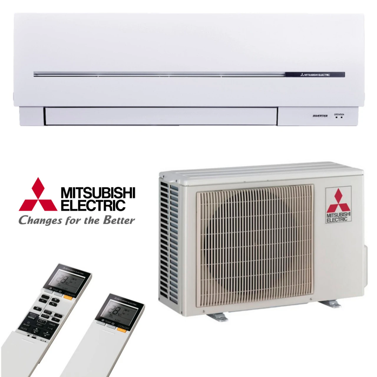 Mitsubishi Electric Klimaanlage Kompakt- 4 KW Kühlen 3 Mitsubishi Electric Klimaanlage Kompakt- 4 KW Kühlen