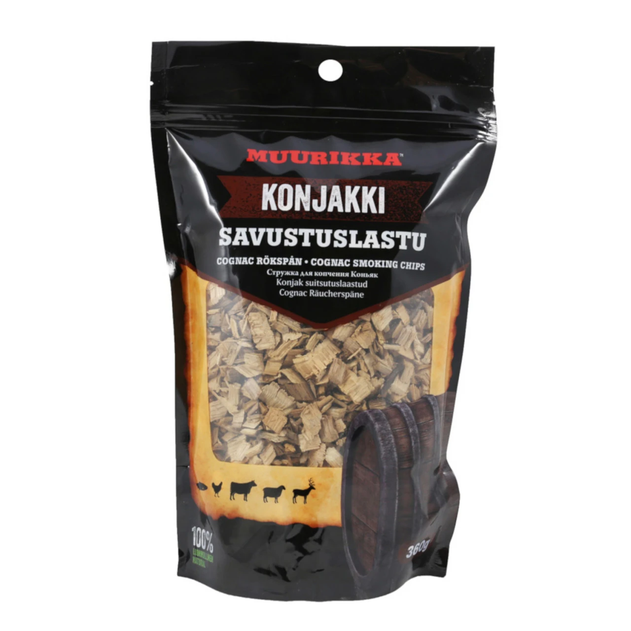 Muurikka Räucherspäne / Räucherchips Cognac 360g 3 Muurikka Räucherspäne / Räucherchips Cognac 360g