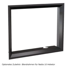 Nadia 10 Warmluft Kamineinsatz 10kW Mit Hebetür -Besten Kamin Laden nadia 10 hebet r blendrahmen 1280x1280