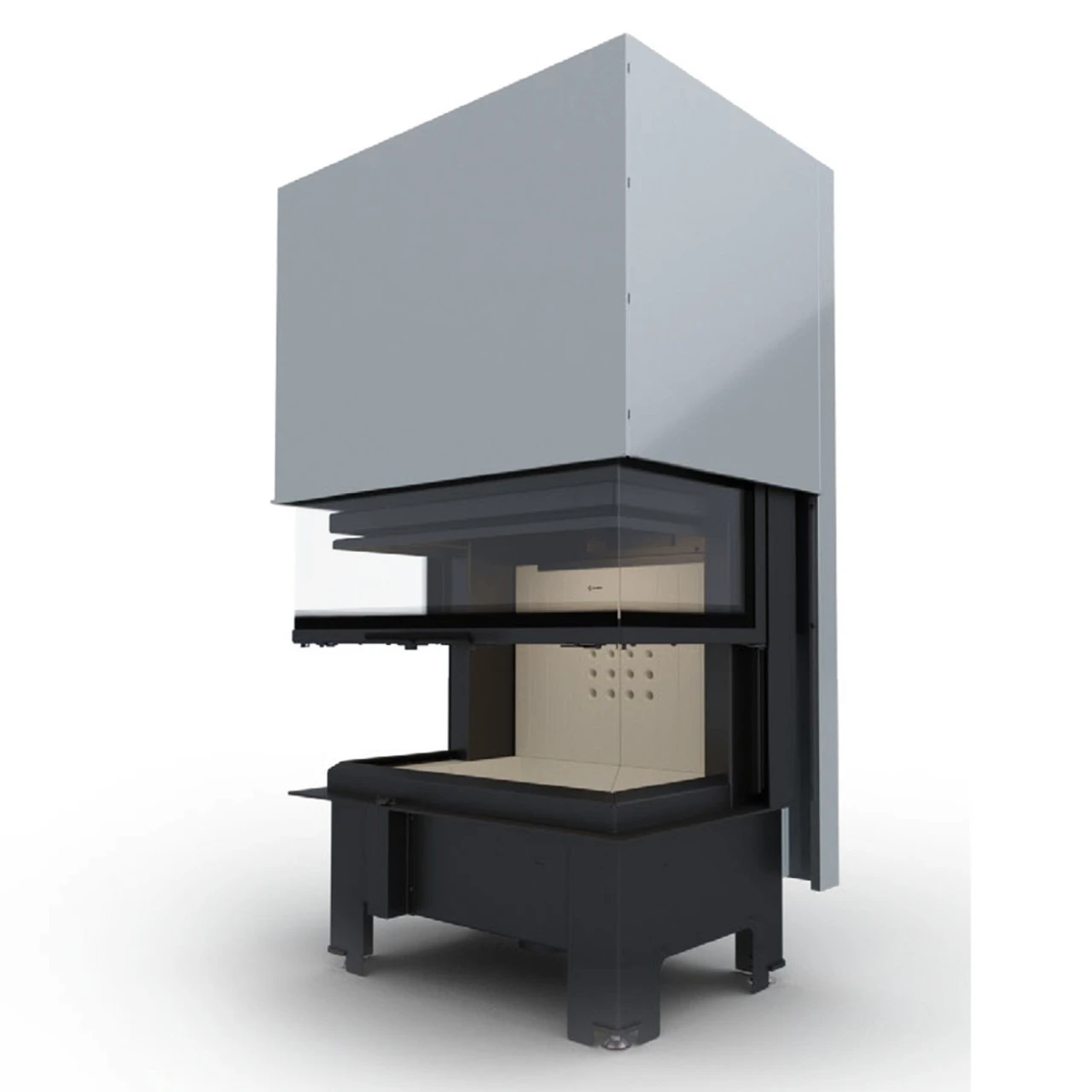 NBC 10 - 3 Seitiger Panorama Kamineinsatz 10kW Mit Hebetür 4 NBC 10 - 3 Seitiger Panorama Kamineinsatz 10kW Mit Hebetür – Bild 2