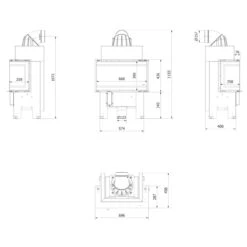 NBC 7 - 3 Seitiger Panorama Kamineinsatz 7kW Mit Schwenktür 25 NBC 7 - 3 Seitiger Panorama Kamineinsatz 7kW Mit Schwenktür -Besten Kamin Laden nbc7 kamineinsatz schwenktuer panorama masse 1280x1280