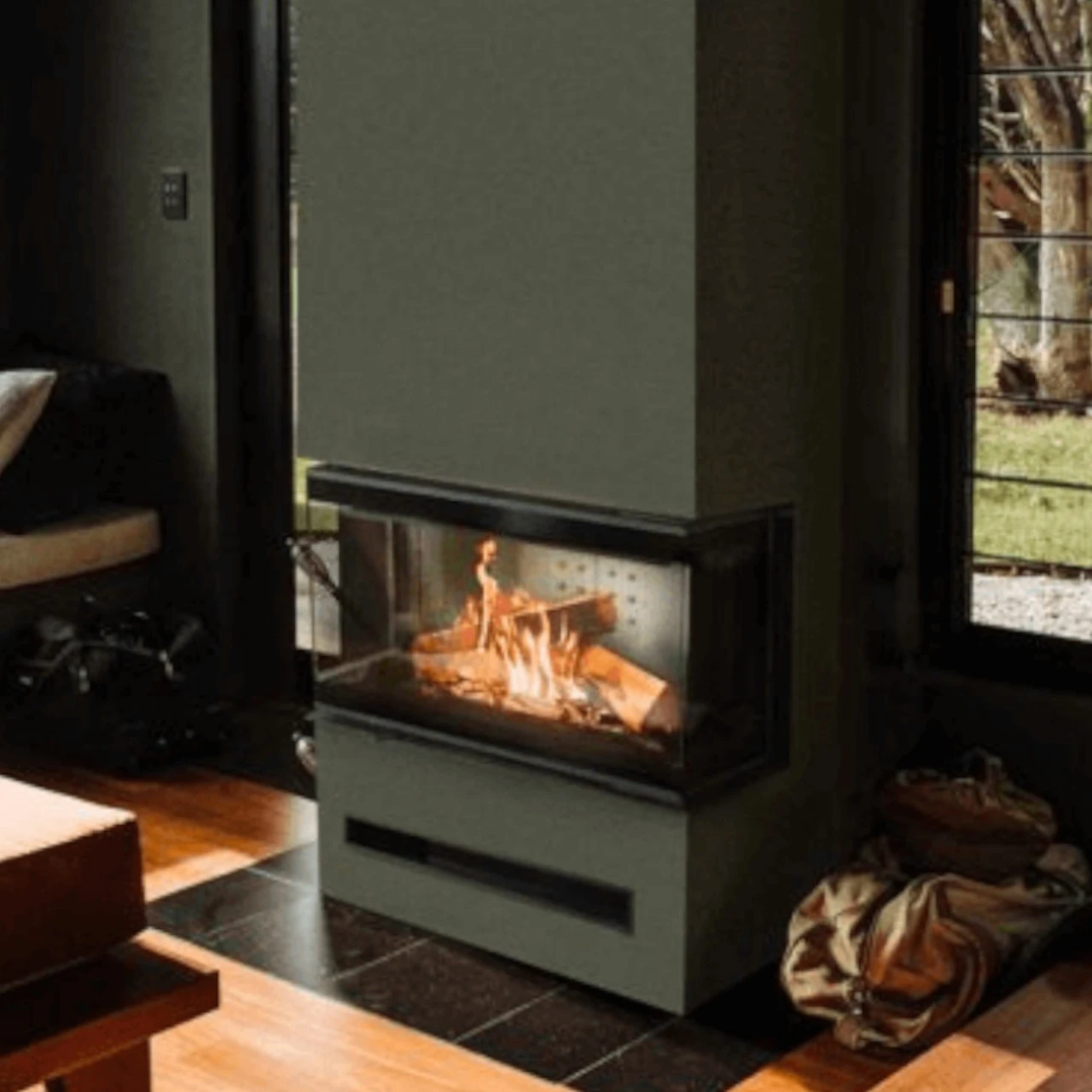 NBC 7 - 3 Seitiger Panorama Kamineinsatz 7kW Mit Schwenktür 9 NBC 7 - 3 Seitiger Panorama Kamineinsatz 7kW Mit Schwenktür – Bild 7