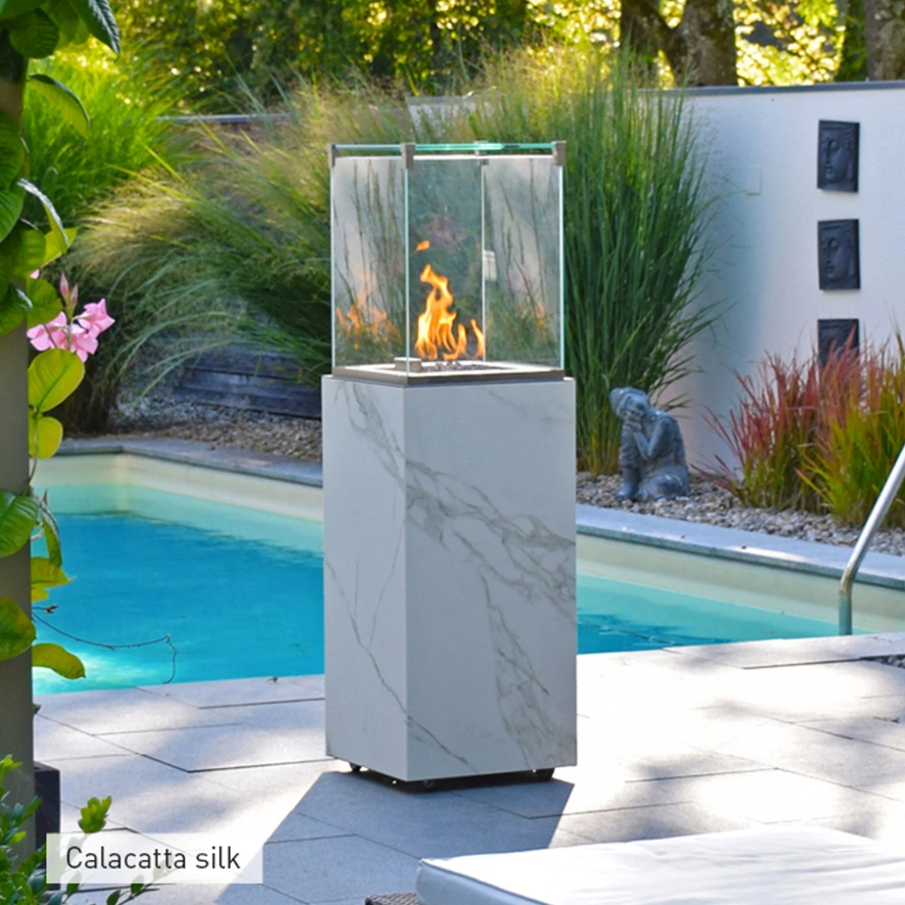 Neocube-o Calacatta Silk Terrassenstrahler / Heizstrahler 4 Neocube-o Calacatta Silk Terrassenstrahler / Heizstrahler – Bild 2