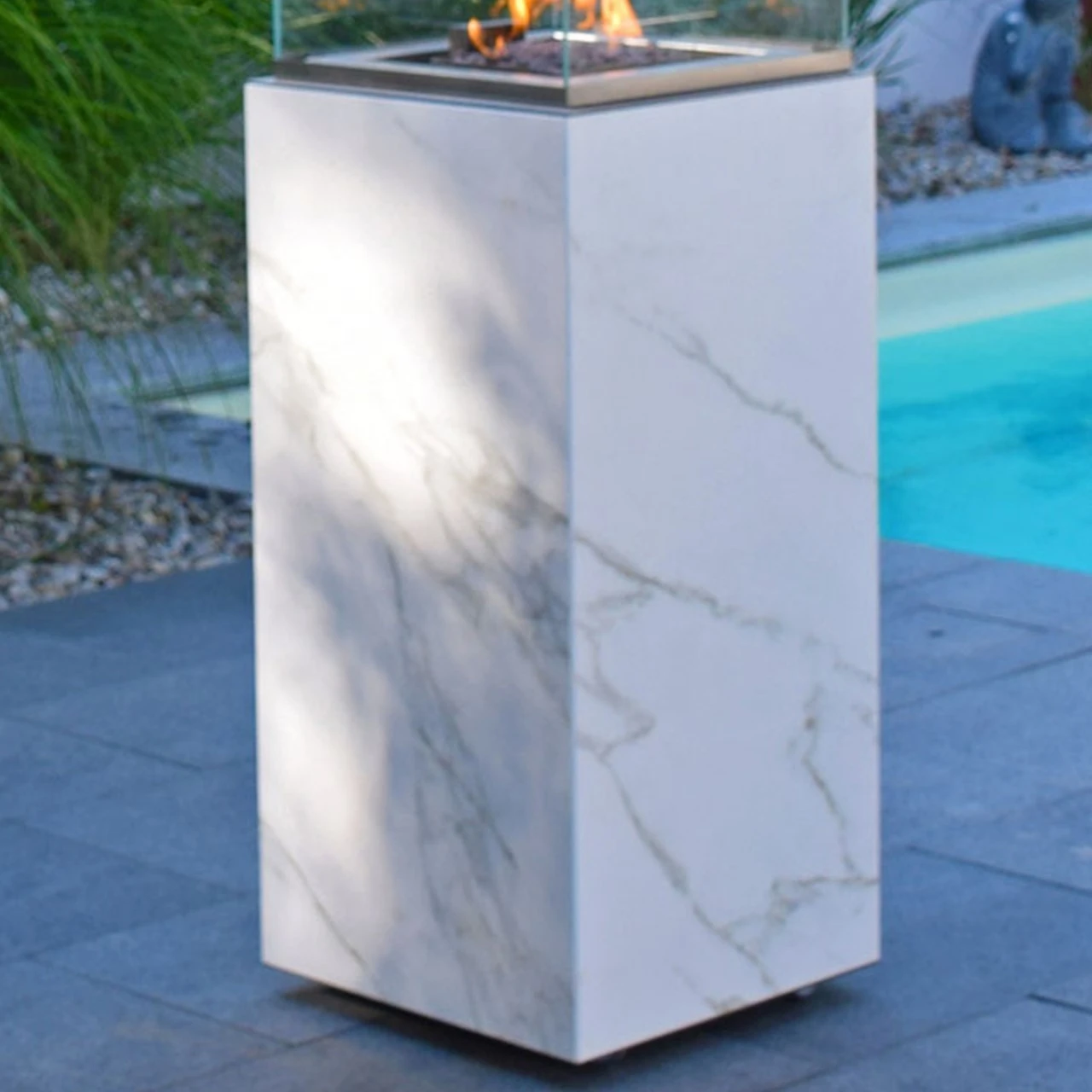 Neocube-o Calacatta Silk Terrassenstrahler / Heizstrahler 8 Neocube-o Calacatta Silk Terrassenstrahler / Heizstrahler – Bild 6