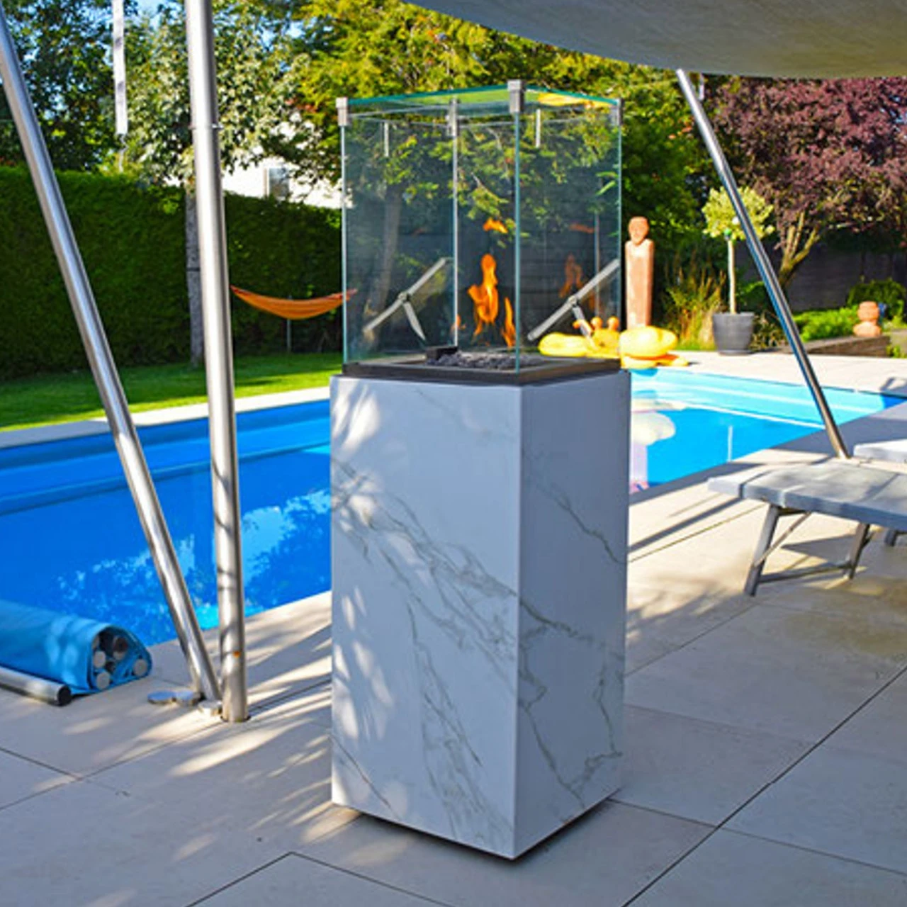 Neocube-o Calacatta Silk Terrassenstrahler / Heizstrahler 9 Neocube-o Calacatta Silk Terrassenstrahler / Heizstrahler – Bild 7