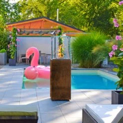 Neocube-o Iron Corten Satin Terrassenstrahler / Heizstrahler -Besten Kamin Laden neocube o heizstrahler heizpilz terrassenstrahler iron corten satin web6 1280x1280