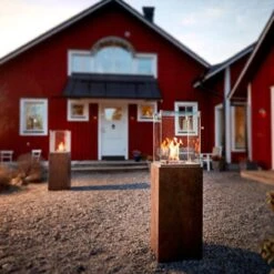 Neocube-o Iron Corten Satin Terrassenstrahler / Heizstrahler -Besten Kamin Laden neocube o heizstrahler heizpilz terrassenstrahler iron corten satin web8 1280x1280