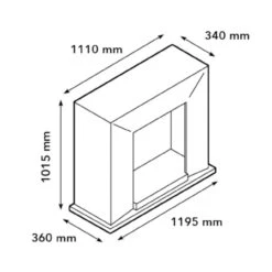 Nero Levico Naturstein Weiß LED Kamin 15 Nero Levico Naturstein Weiß LED Kamin -Besten Kamin Laden nero led kamin elektrischer kamin masse 1280x1280 3