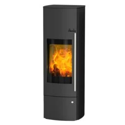 Nevado Aqua Wasser-Kaminofen 3+5kW Schwarz