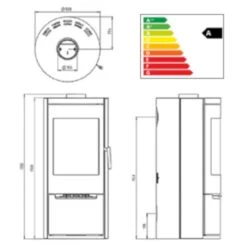 Vera Serpentino Kaminofen 7kW -Besten Kamin Laden novaline eurohr vera kaminofen masse 1280x1280