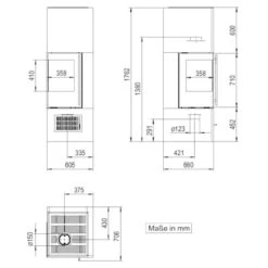 Aracar Compact Mit Kaminbauplatten 5kW Türanschlag Links DIBT -Besten Kamin Laden olsberg aracar compact eck kaminofen masse 1280x1280