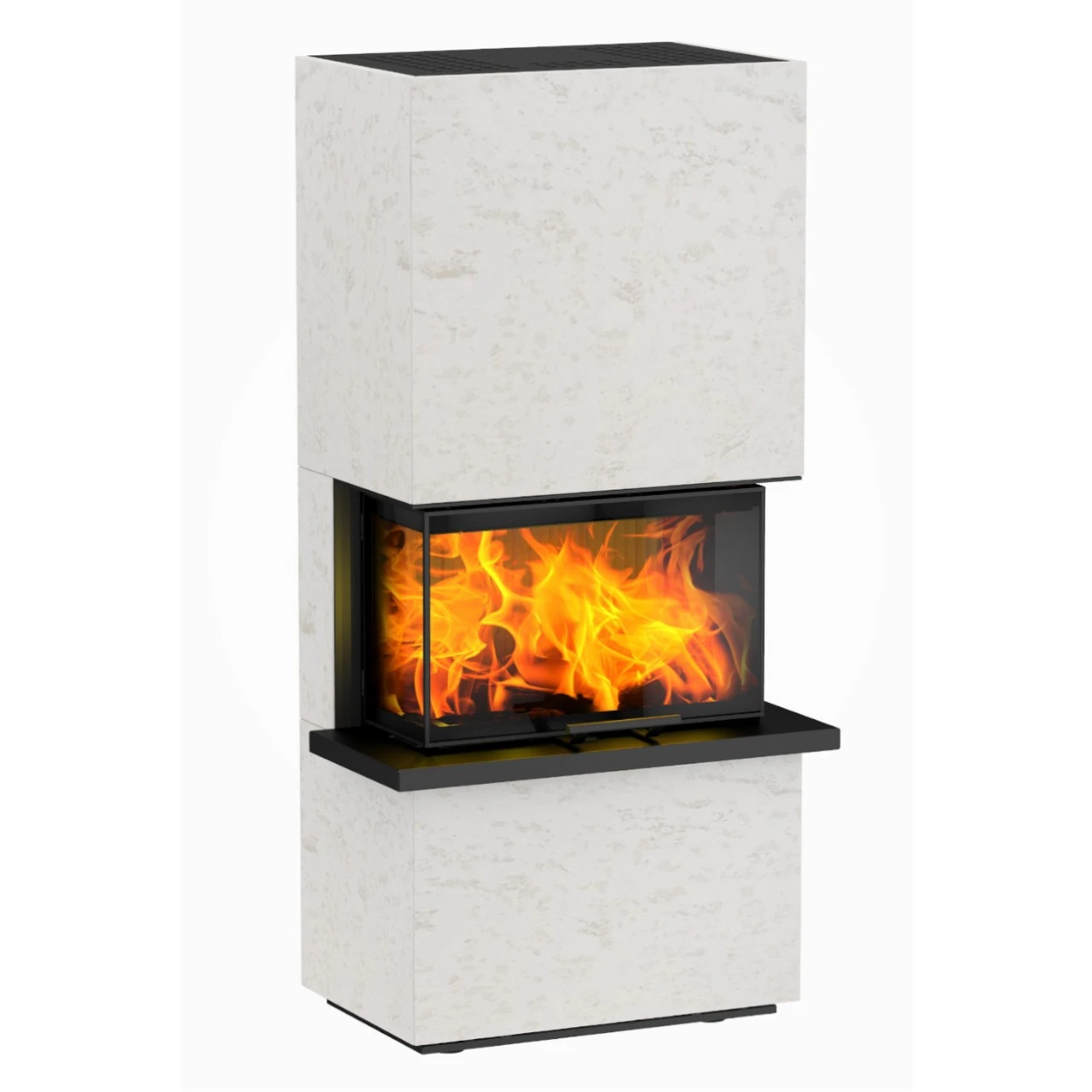 Osorno Panorama Kalkstein Kaminofen 7,8 KW 3 Osorno Panorama Kalkstein Kaminofen 7,8 KW
