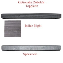 Prestige Basic Stahl Kaminofen 5kW Schwarz -Besten Kamin Laden optionales zubehoer lotus stein topplatten 1280x1280 1