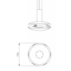 Perola Premium Ethanolkamin Corten Stahl Deckenmontage 14 Perola Premium Ethanolkamin Corten Stahl Deckenmontage -Besten Kamin Laden perola masse2 1280x1280 1