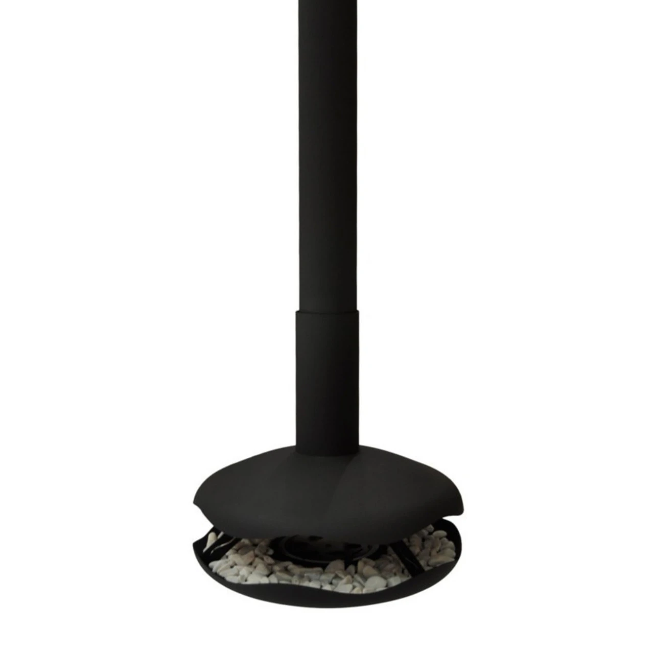 Perola Premium Ethanolkamin Schwarz Deckenmontage 4 Perola Premium Ethanolkamin Schwarz Deckenmontage – Bild 2