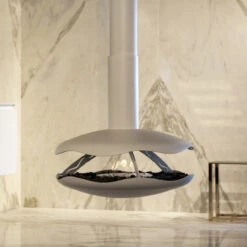 Perola Premium Ethanolkamin Zur Deckenmontage Weiß -Besten Kamin Laden perola weiss1 1280x1280