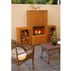 Outdoor/Garten Kamin Feuersäule Pinacate In Corten Stahl 24 Outdoor/Garten Kamin Feuersäule Pinacate In Corten Stahl -Besten Kamin Laden pinacate corten web3 1280x1280